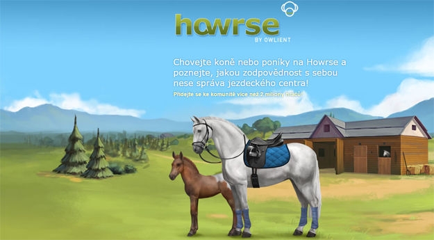 Online hra o koních Howrse přihlášení a registrace zdarma