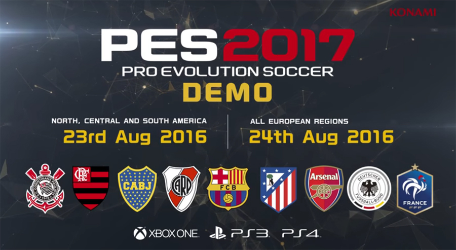 Online hra Pro Evolution Soccer 2017